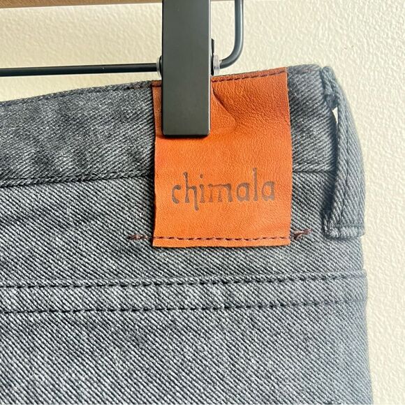 Chimala Chimalayan Japan Selvedge Denim Black Gray Low Rise Skinny Rocker 27 - Picture 4 of 8